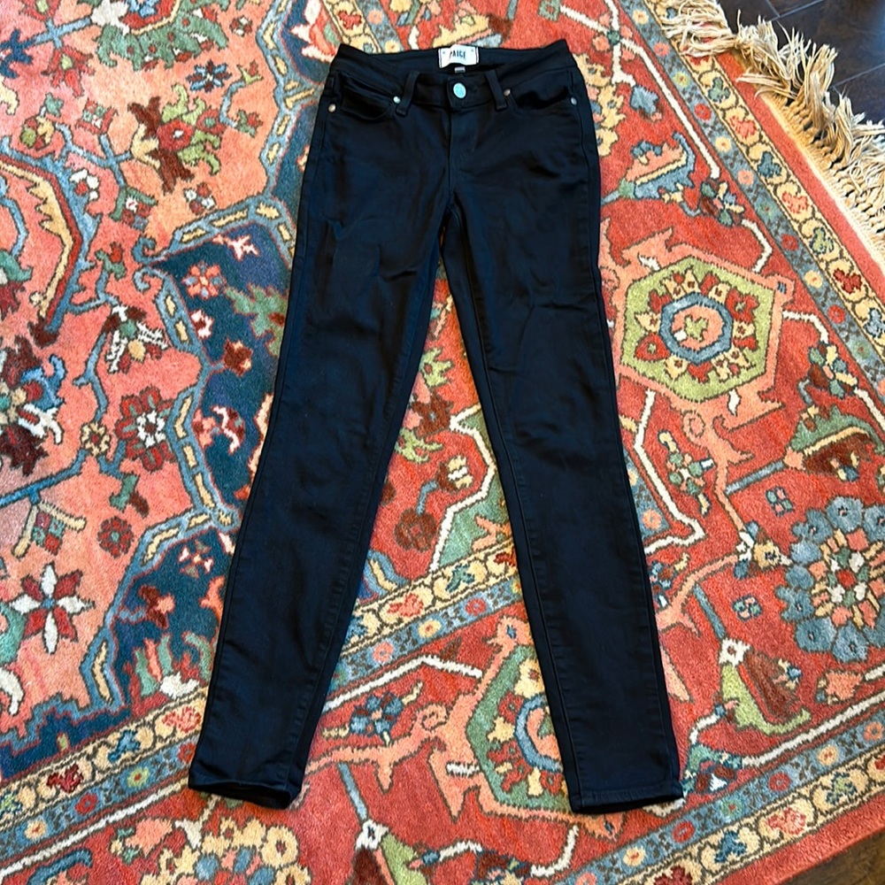 EUC Black Paige Verdugo Ultra Skinny jeans